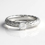 Anello in argento con Zircone