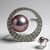 Anello in argento con Perla Tahitiana (Annette classic)