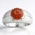 Anello in argento con Pietra del Sole dell'Oregon
