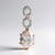 Pendentif en or et Danburite rose du Mexique