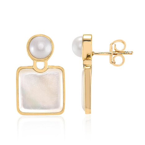 Pendientes en plata con Nácar