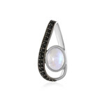Rainbow Moonstone Silver Pendant