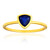 Madagascar Blue Sapphire Silver Ring
