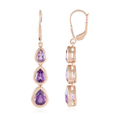 Orecchini in argento con Ametista (KM by Juwelo)
