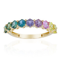 Gouden ring met saffieren