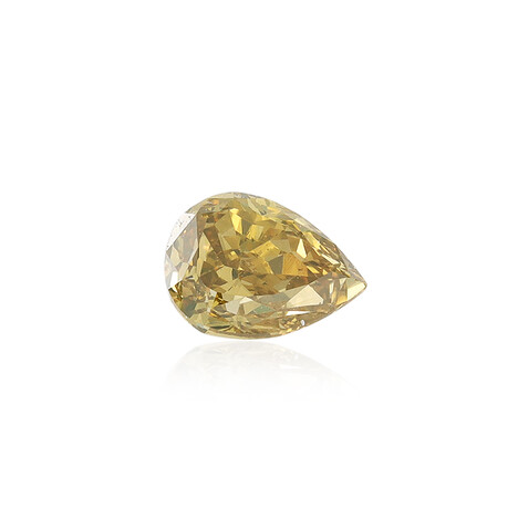 Edelsteen met een VVS2 Gele Diamant 0,45 ct
