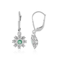 Orecchini in argento con Smeraldo Russo