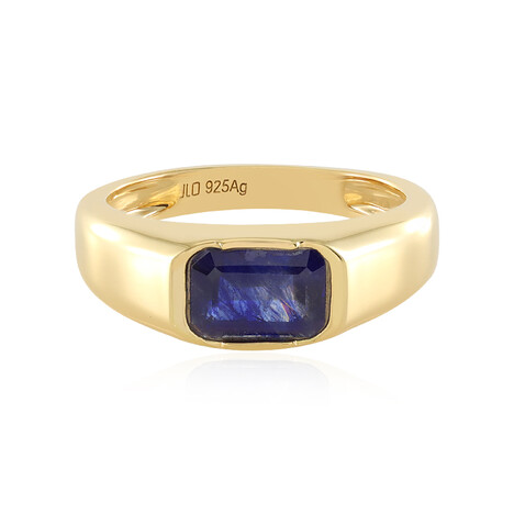 Blauer Madagaskar-Saphir-Silberring