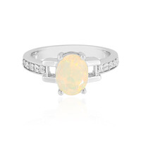 Anello in argento con Opale di Welo