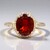 Anello in oro con Opale di Fuoco Messicano (CIRARI)