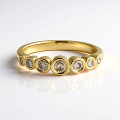 Anello in argento con Diamante Cioccolato I2