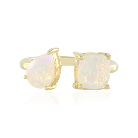 Bague en argent et Opale Welo (Adela Silber)