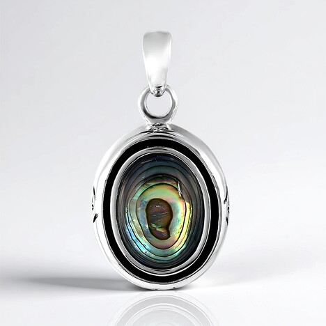 Ciondolo in argento con Conchiglia Abalone (Art of Nature)