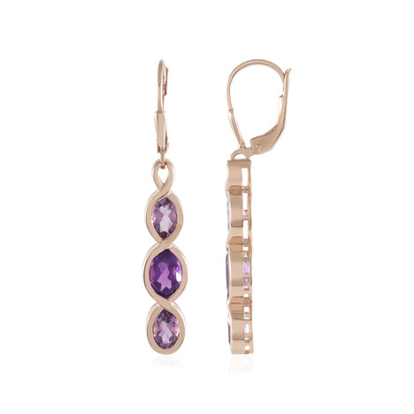 Amethyst Silver Earrings (KM by Juwelo)