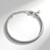 Bracciale in argento con Topazio Bianco