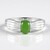 Anello in argento con Giada Canadese