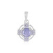 Pendentif en argent et Tanzanite