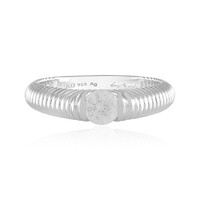Zilveren ring met een zirkoon (de Melo)