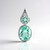 Ciondolo in argento con Fluorite Braldu (Pallanova)