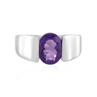 Siberian Amethyst Silver Ring