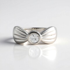 Anello in argento con Zircone (Adela Silber)
