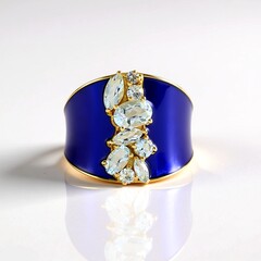 Anello in argento con Acquamarina Brasiliana (de Melo Essence)