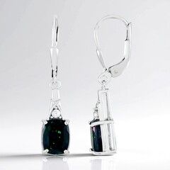 Orecchini in argento con Opale Mezezo