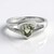 Anello in argento con Ametista Verde