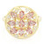 18K Unheated Padparadscha Sapphire Gold Ring (AMAYANI)