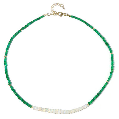 Collier en argent et Opale Welo