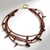 Collana in argento con Unakite (Riya)