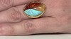 Anillo en plata con Ámbar báltico cognac (dagen)