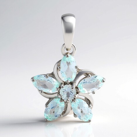 Ciondolo in argento con Ambligonite