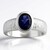 Anello in argento con Iolite del Madagascar (de Melo)
