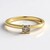 Anello in argento con Diamante Cioccolato I2