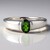 Anello in argento con Diopside Russo