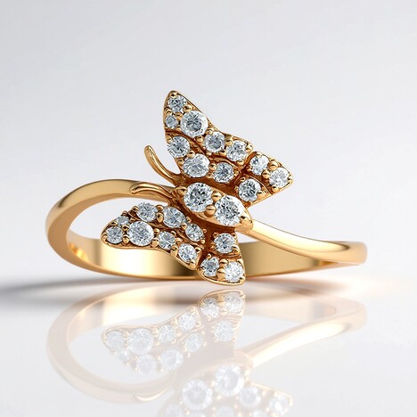 Anello in oro con Diamante I1 (H) (CIRARI)