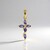 Ciondolo in argento con Tanzanite