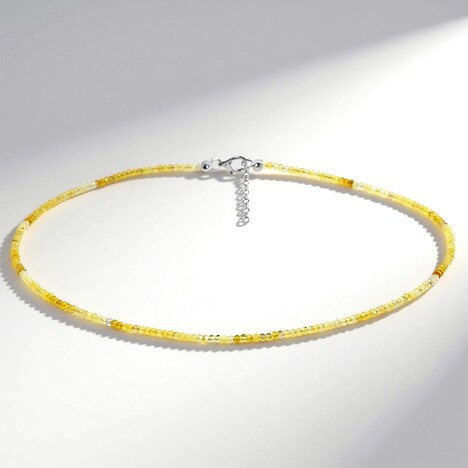 Collana in argento con Opale Giallo