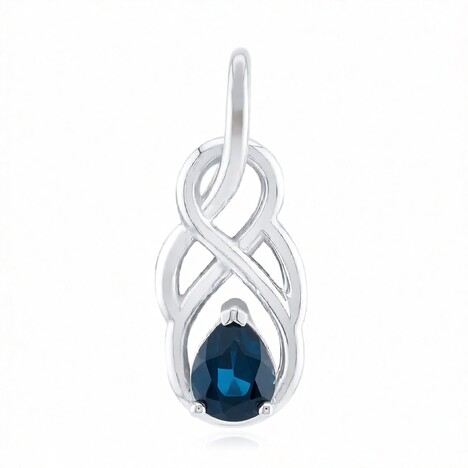 Gouden hanger met een Biashara saffier