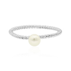 Anello in argento con Perla di Acqua Dolce
