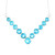 Paraiba Color Topaz Silver Necklace