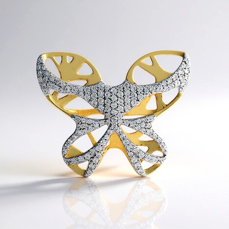 Ciondolo in argento con Zircone (Ornaments by de Melo)