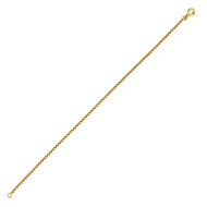 Silber-Veneziakette - 2,46 g - 45 cm - vergoldet