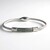 Bracciale in argento con Diamante Verde