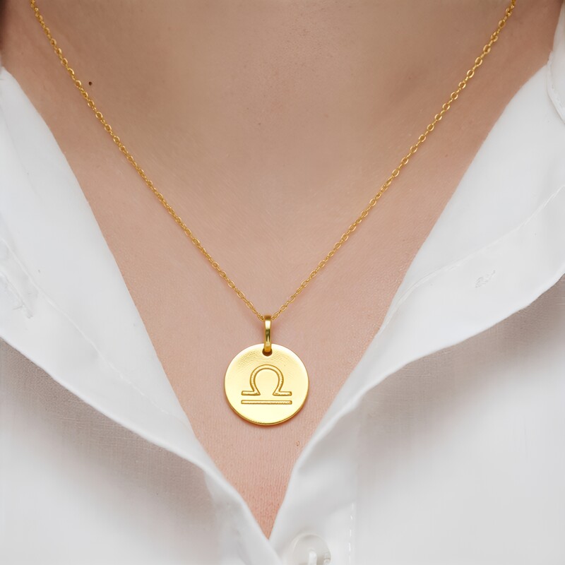 Silberanhänger (Sternzeichen Waage)