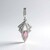 Ciondolo in argento con Tormalina Rosa Nigeriana