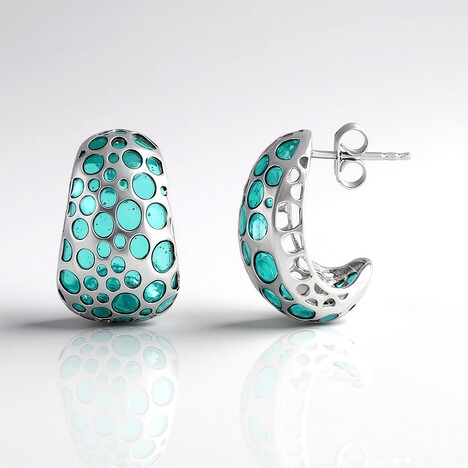 Orecchini in argento (Adela Silber)