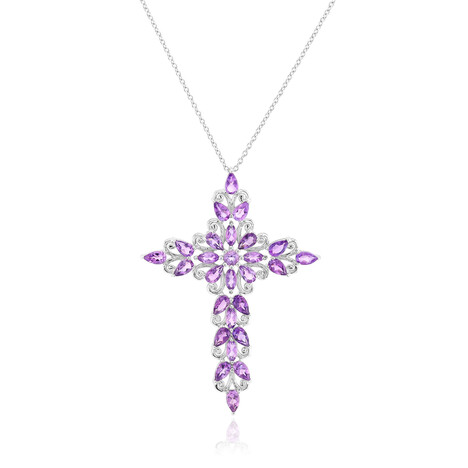 Collar en plata con Amatista