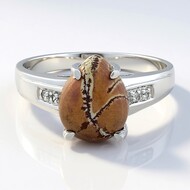 Sonora Dendritic Silver Ring